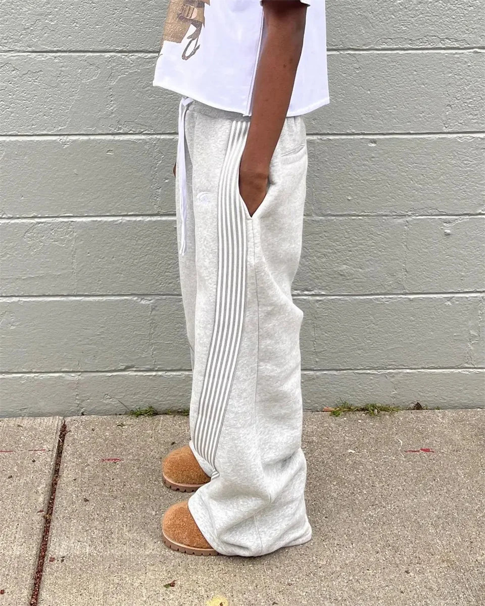 Embroidered Casual Pants