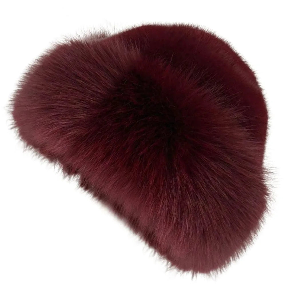 Winter Fluffy Fur Bucket Hat