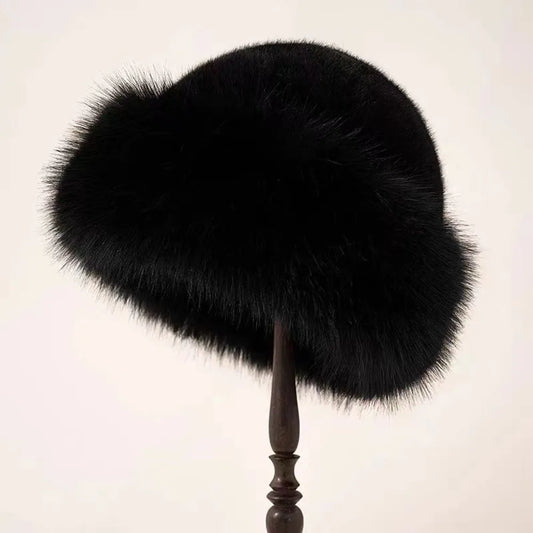 Winter Fluffy Fur Bucket Hat