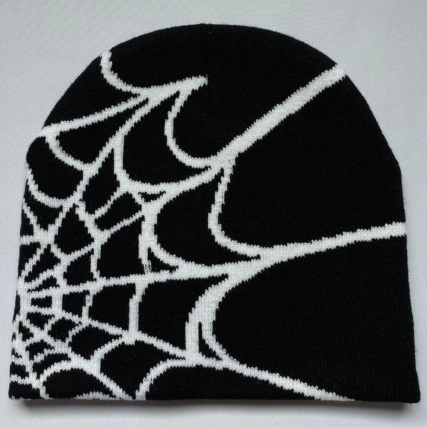 Knit Hat Spider Web Beanie