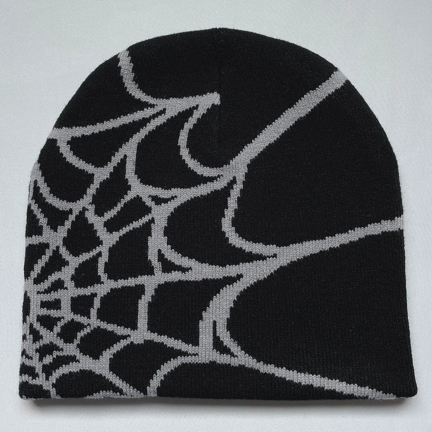 Knit Hat Spider Web Beanie