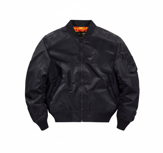 Monochrome Bomber Jacket